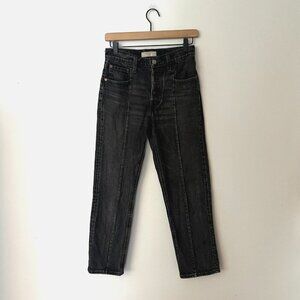 Levi's Altered Straight Leg Center Seam Jeans Charcoal Women's Size 26